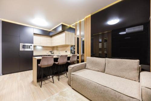 Shevchenkivs'kyi District Apartamento | Fayna Town - Loft Black - Nyvky
