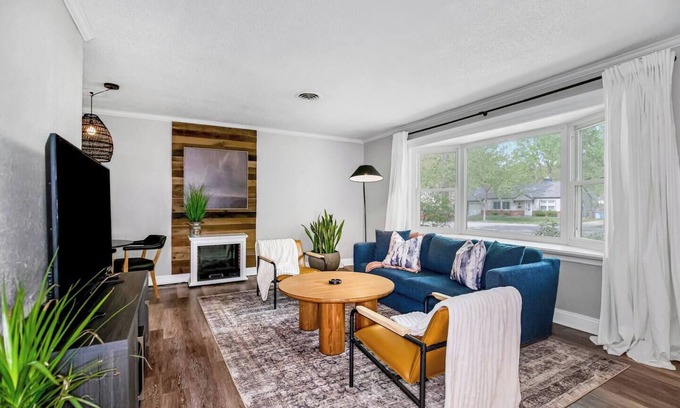 Prairie Village Casa | Feel at home in this charming house on a quiet street