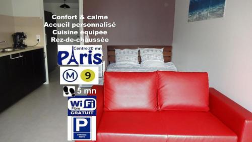 Montreuil Apartamento | Feel At Home Paris-Montreuil 500m Metro parking privé gratuit