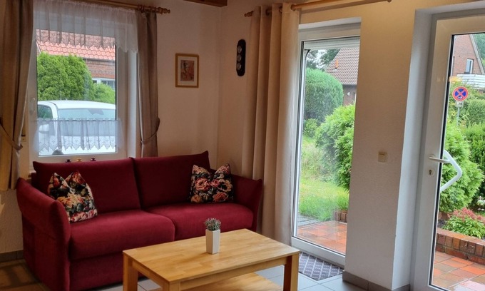 Tannenhausen Casa | Fehaus, shower/WC, 1 bedroom, 1 living-bedroom in front - Helena am Badesee,