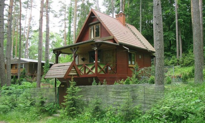 Gietrzwald Casa | Casa de campo vallada en plena naturaleza, junto al lago, Rentyny