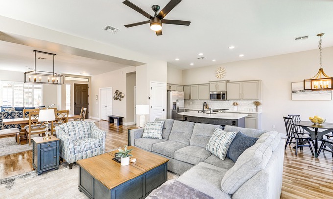 Surprise Farms Casa | Fenced Pool & Patio: Newly Updated Surprise Home