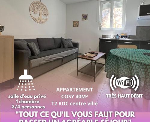 Pierrelatte Apartamento | Fenix Appartement T2 40 M2 cosy RDC plein centre ville