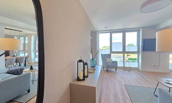 Norden Apartamento | Ferienappartment Hafenblick - Herzlich Willkommen in der Zauberhaften Ferienwohnung Hafenblick!