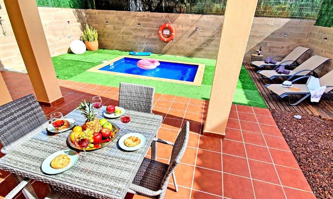 Tarajalejo Casa | Ferienhaus CASA TaraMar - Tarajalejo - max 8 Personen - Pool - Meerblick - Strandnah