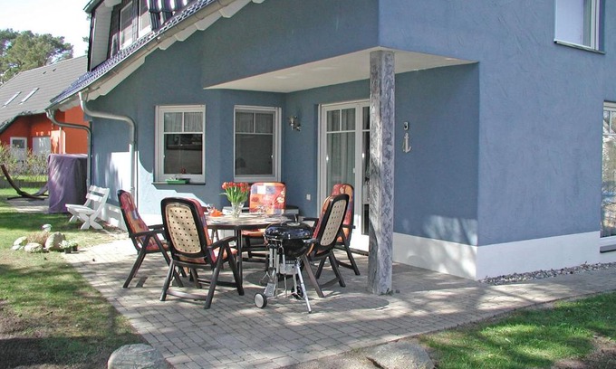 Ostseebad Baabe Apartamento | Ferienhaus Morgenstern in Baabe mit Kamin und Garten