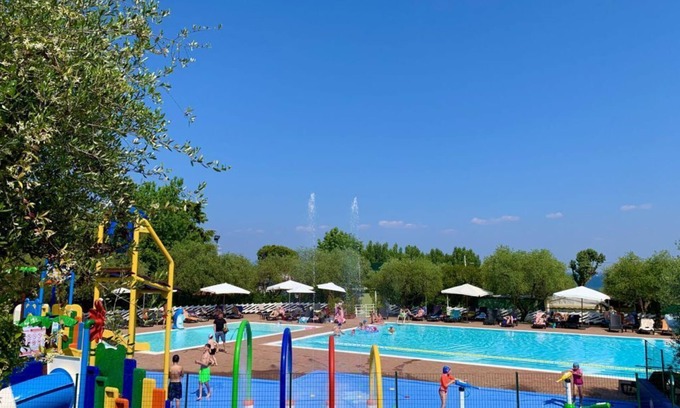 Padenghe sul Garda Casa | Ferienpark Della Colombaia Mobilehome Piazzetta Fam für 6 Personen