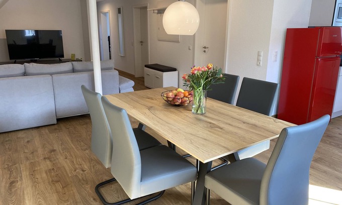 Endingen am Kaiserstuhl Apartamento | Ferienwohnung Laura, mit 76qm 3 Schlafzimmer, Max. für 5 Personen