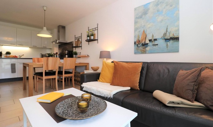 Ostseebad Dierhagen Apartamento | Ferienwohnung mit Balkon und Fahrräder Direkt Hinter dem Deich