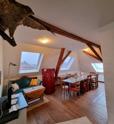 Kervenheim Apartamento | Ferienwohnung über den Dächern im alten Pastorat