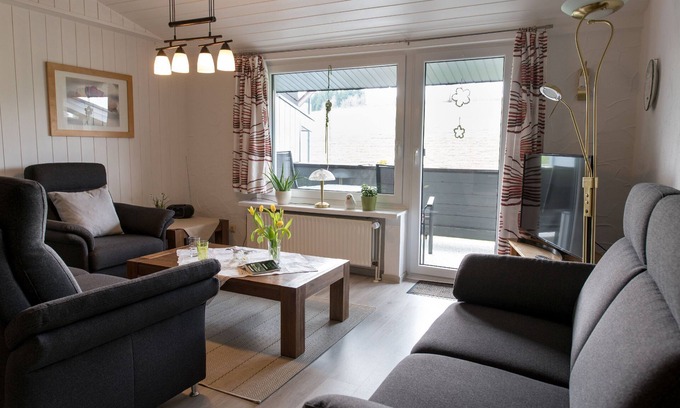 Herscheid Apartamento | Ferienwohnung 1, 60qm, 2 Schlafzimmer, Max. 4 Personen