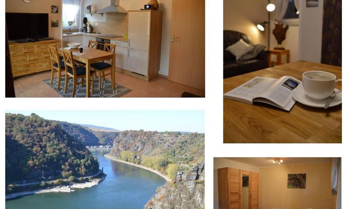 Upper Middle Rhine Valley Apartamento | Ferienwohnung 554 - Urbar, vis-à-vis der Loreley