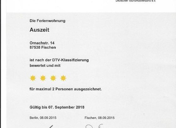 Verwaltungsgemeinschaft Hornergruppe Apartamento | Ferienwohnung Auszeit