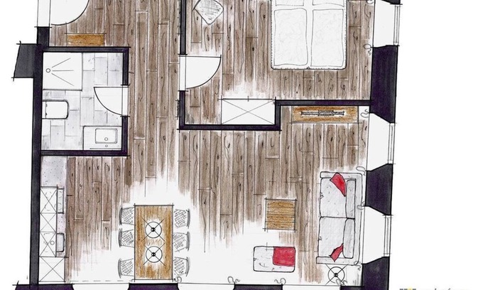 Unterammergau Casa | Ferienwohnung Alpenveilchen - Gasthof Stern