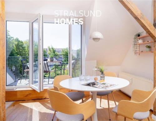 Stralsund Apartamento | Ferienwohnung an der Brunnenaue