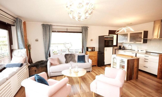 Fischen im Allgaeu Apartamento | Ferienwohnung Berglicht, Ambiente im Allgäu