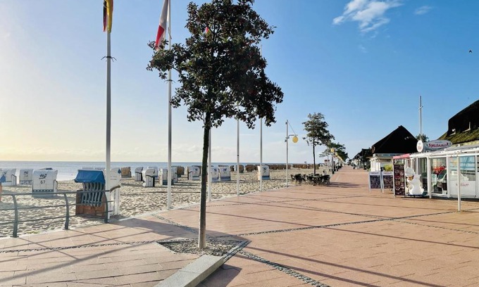 Dahme Apartamento | Ferienwohnung "Dahme & Strandkorb"