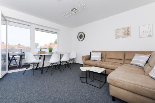 Neuharlingersiel Apartamento | Ferienwohnung Deich in Sicht