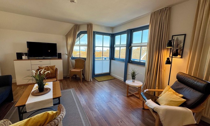 Ostseebad Wustrow Apartamento | Ferienwohnung Direkt Hinter der Düne mit Eingeschränktem Ostseeblick