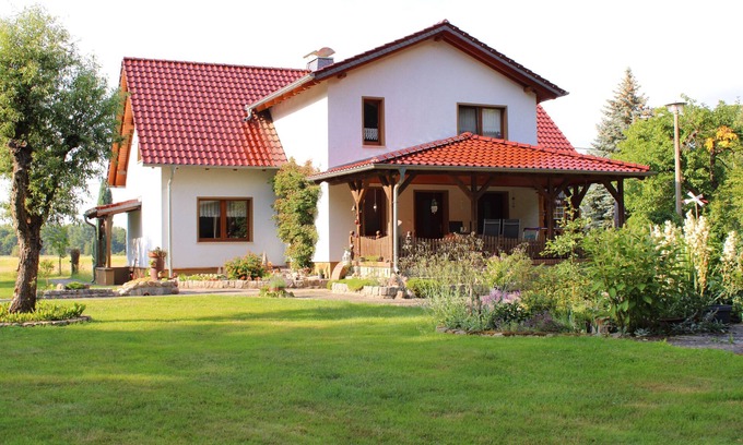 Schmogrow Apartamento | Ferienwohnung Hänelt - Fewo, SZ, WZ, Du/wc, Küche, Terrasse