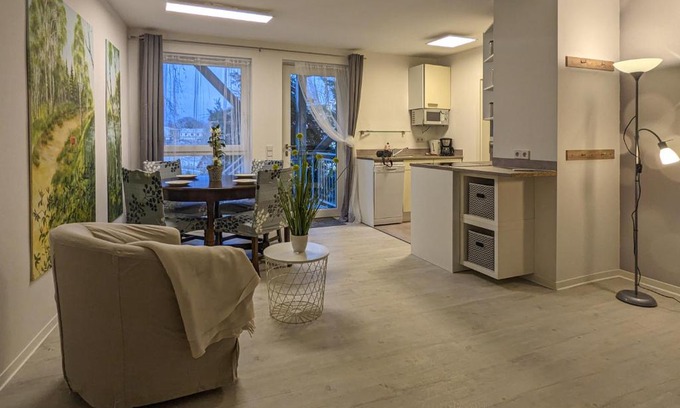Eilenburg Apartamento | Ferienwohnung Einraum Apartment Pusteblume