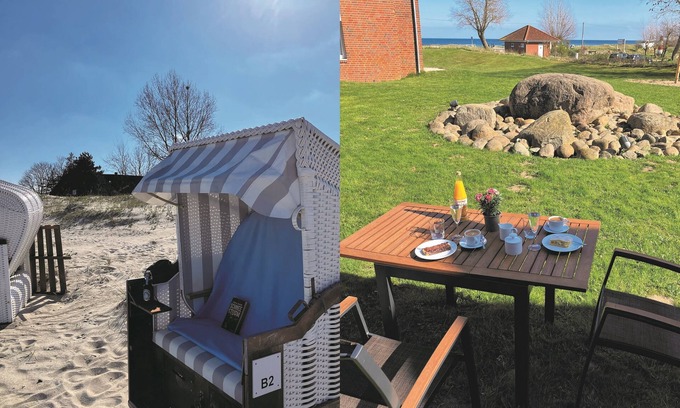 Kronsgaard Apartamento | Ferienwohnung Godewind Meerblick in Kronsgaard