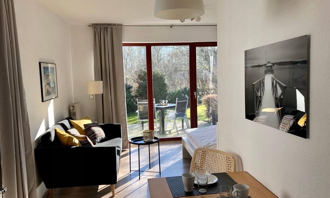 Gustow Apartamento | Ferienwohnung "Klaus Störtebeker" mit Sonnenterrasse & Garten zwischen Strand, Wald und Wiese!