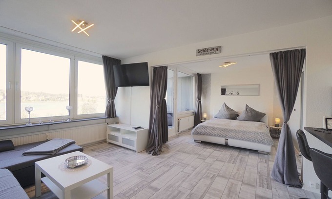 Schleswig Apartamento | Ferienwohnung mit Blick auf die Schlei