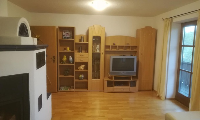 Palling Apartamento | Ferienwohnung Moierhof bis 5 Personen mit Balkon, 100m²