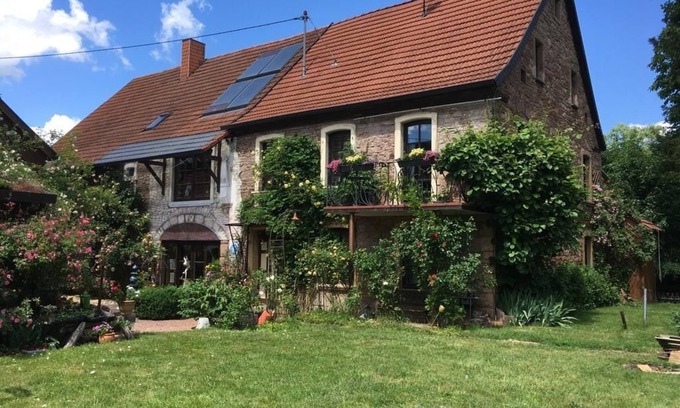 Glanbrucken Apartamento | Ferienwohnung Rosenschlösschen - Appartement/fewo, Dusche, WC, 2 Schlafräume