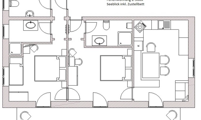 Tiefgraben Apartamento | Ferienwohnung Seeblick 1. Stock - Pension Winter Am Irrsee