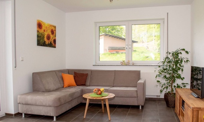 Laichingen Apartamento | Apartamento de girasol, 57 m², 2 dormitorios, terraza orientada al sur, máx. 4 personas