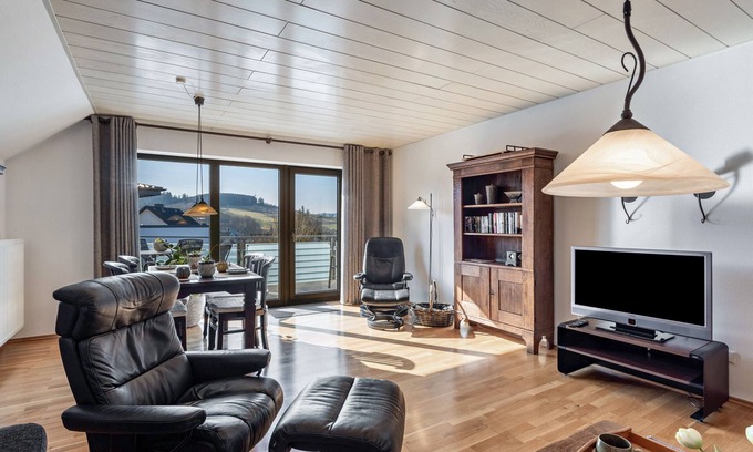 Eslohe Apartamento | Ferienwohnung Vista-Homert para hasta 4 personas, con balcón.