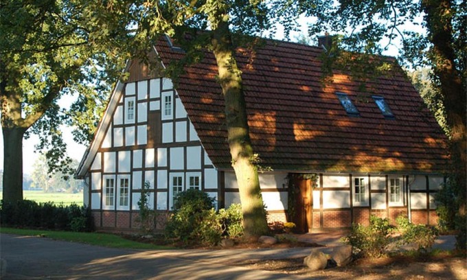 Badbergen Apartamento | Ferienwohnung Wildrose