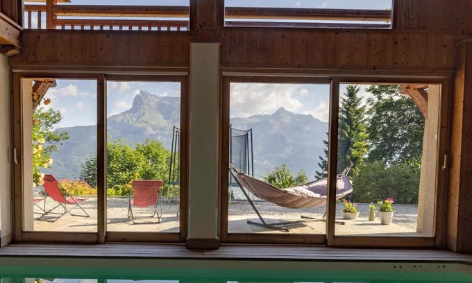 Saint-Gervais-les-Bains Apartamento | Ferme de Faustine 2 - piscine