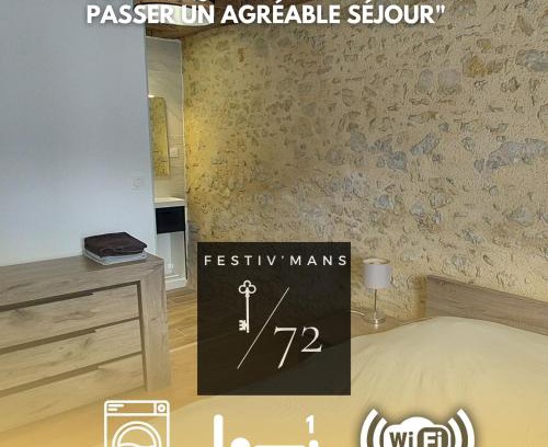 Mulsanne Casa | Festiv'Mans72 - Le Four à pain - Parking - Wifi - Circuit des 24h du Mans