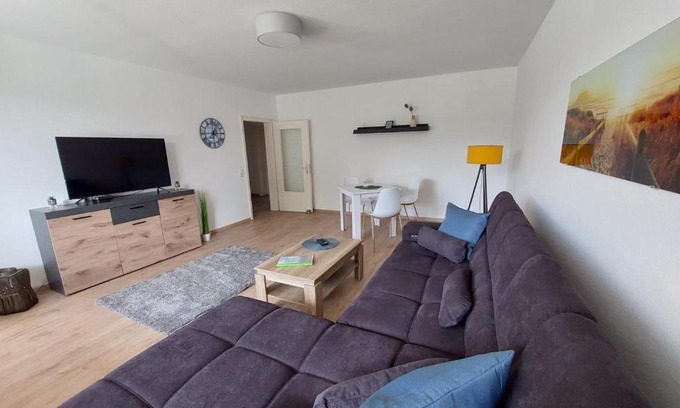 Center Apartamento | Fewo am Kurpark mit Balkon