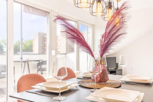 Brauck Apartamento | FeWo Gladbeck - Moderne und geräumige 2 Zimmerwohnung mit Süd-Balkon in Gladbeck-Brauck nähe Movie Park und Arena AufSchalke