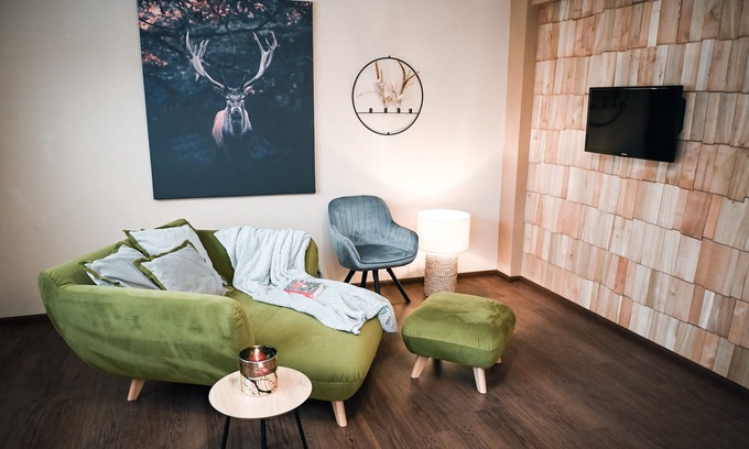 Bleiwasche Apartamento | FeWo Herbst - Villa Waldrand - Right by the forest - Luxury bathroom and large garden -