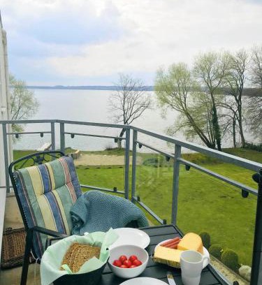 Ascheberg Apartamento | FeWo SaMa, Balkon zum Plöner See