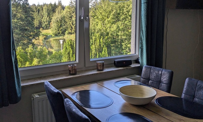 Bockswiese Apartamento | FeWo Waldseeblick directly on the Liebesbankweg and Oberharzer Wasserregal