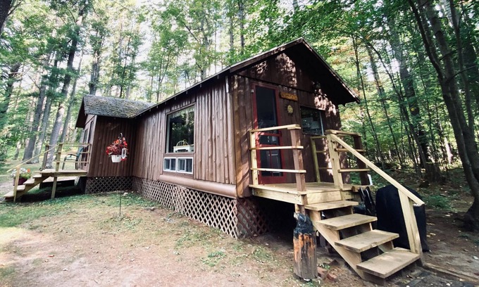 Boulder Junction Cabina | Spruce - Pescador y Cabaña Ideal para las familias en la costa del norte de Trout Lake.