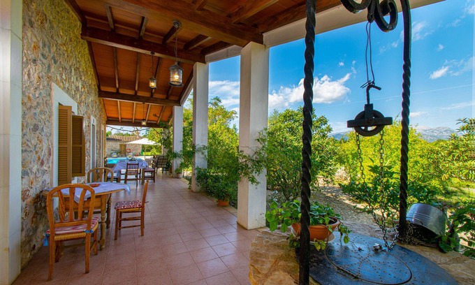Buger Cabaña | Finca SON TRESCO para 11 en Buger con Piscina