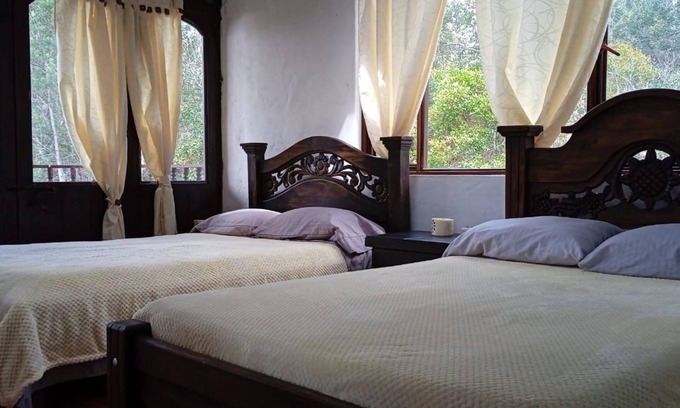 Villa de Leyva Cabina | Finca Villa Claudia, cabaña ideal para familias, con espacio de juegos