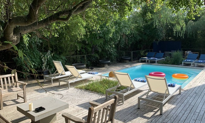 Fire Island Pines Casa | Fire Island-pines-historic House-heated Pool AND HOT TUB