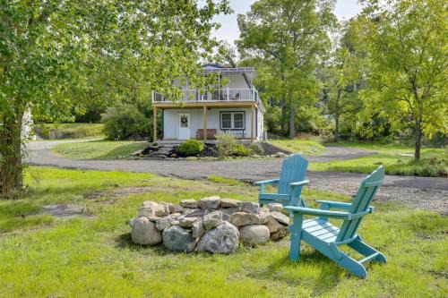 Wappingers Falls Casa | Fire Pit and On-Site Pond Hudson Valley Home!
