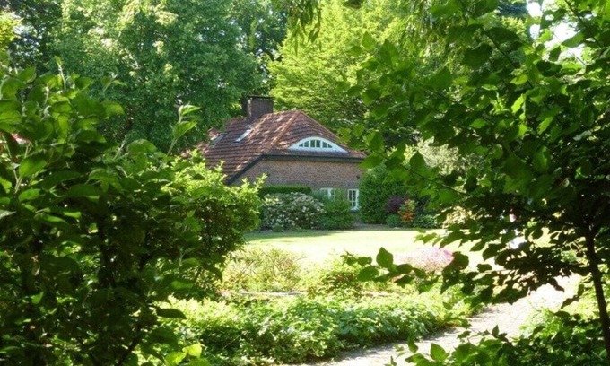 Westerstede Casa | Sala con chimenea Cómoda residencia de vacaciones