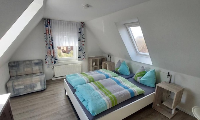 Baltrum Apartamento | First floor apartment with stunning panoramic views near the beach