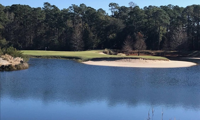 Pawleys Island Condominio | First floor on True Blue golf #17 green