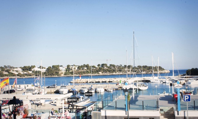 Portopetro Apartamento | Apartamento primera linea con vistas al puerto de Portopetro (Santanyí)